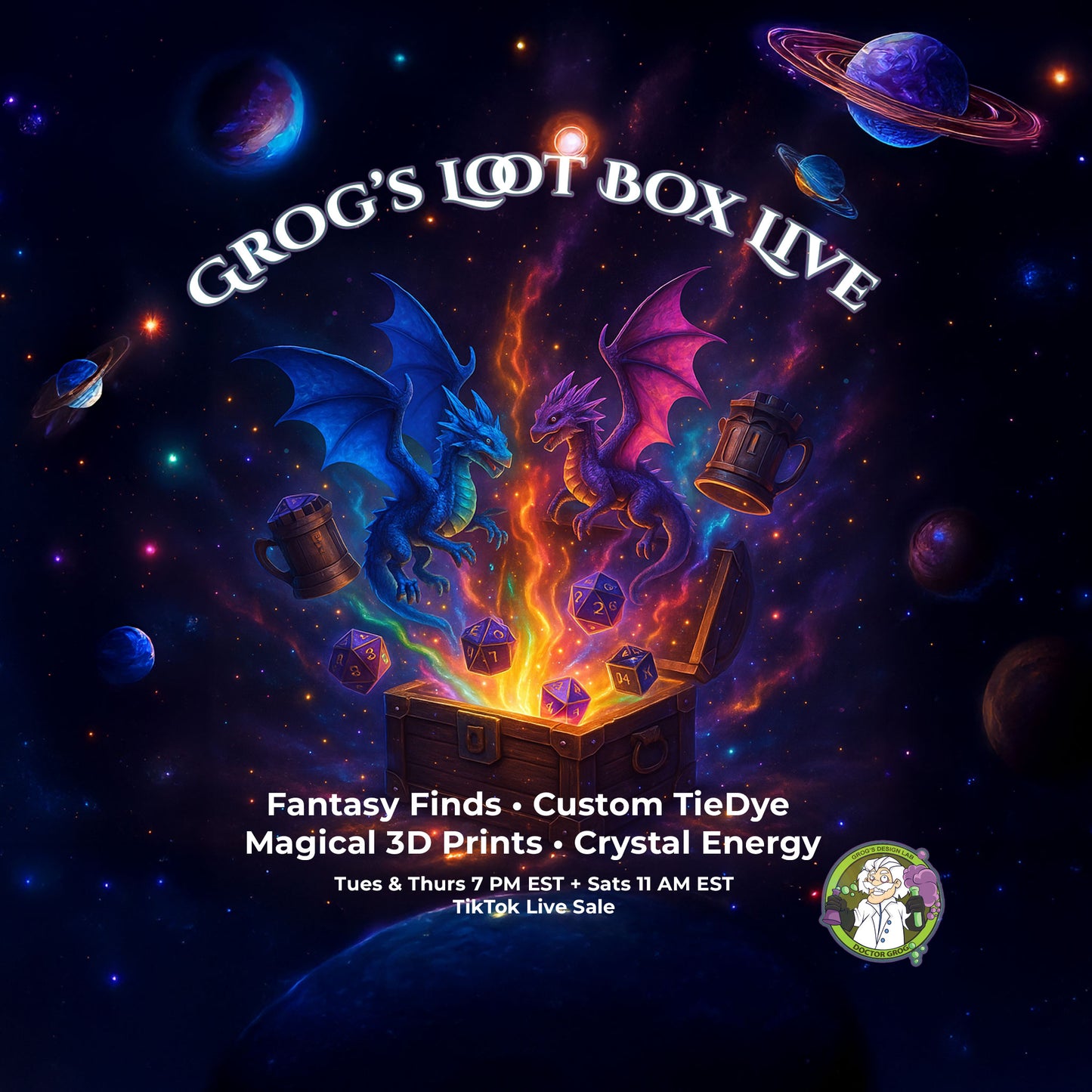 🐉 Grog’s Loot Box Live – Build Your Own Fantasy Collection!