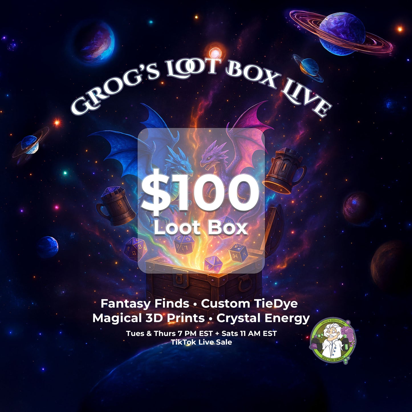 🐉 Grog’s Loot Box Live – Build Your Own Fantasy Collection!