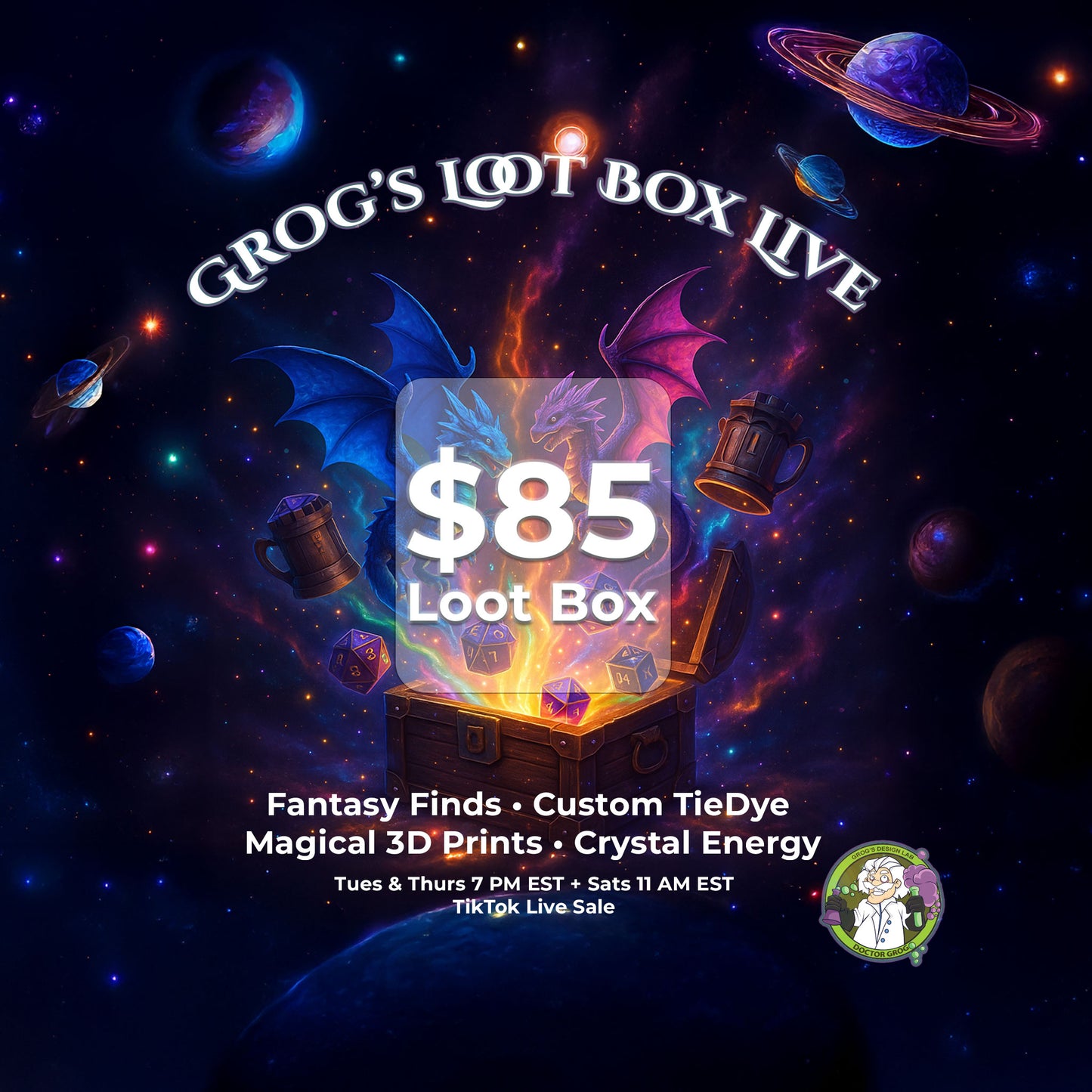 🐉 Grog’s Loot Box Live – Build Your Own Fantasy Collection!