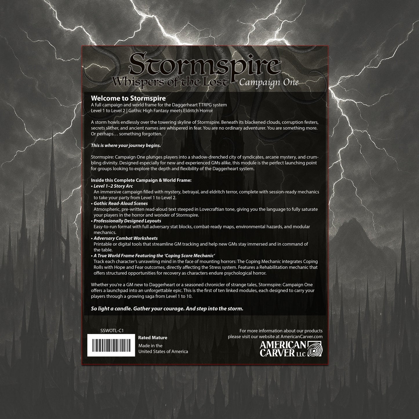 Stormspire: Whispers of the Lost – Daggerheart Campaign One (Digital Download)
