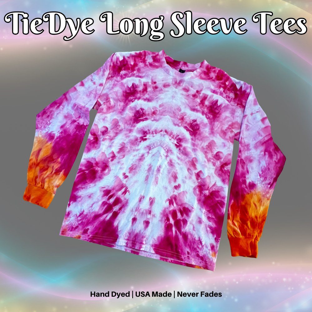 Long Sleeve Tees: Custom Order Tie-Dye