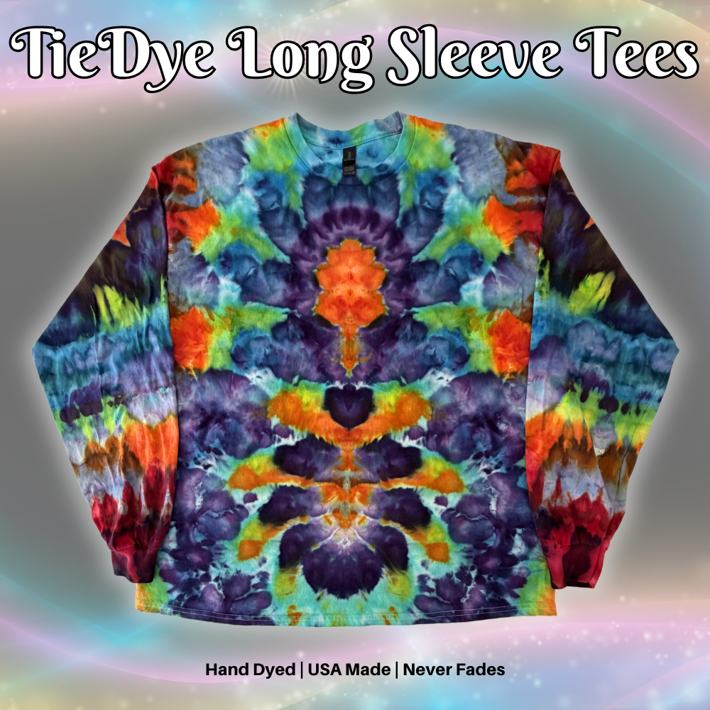 Long Sleeve Tees: Custom Order Tie-Dye