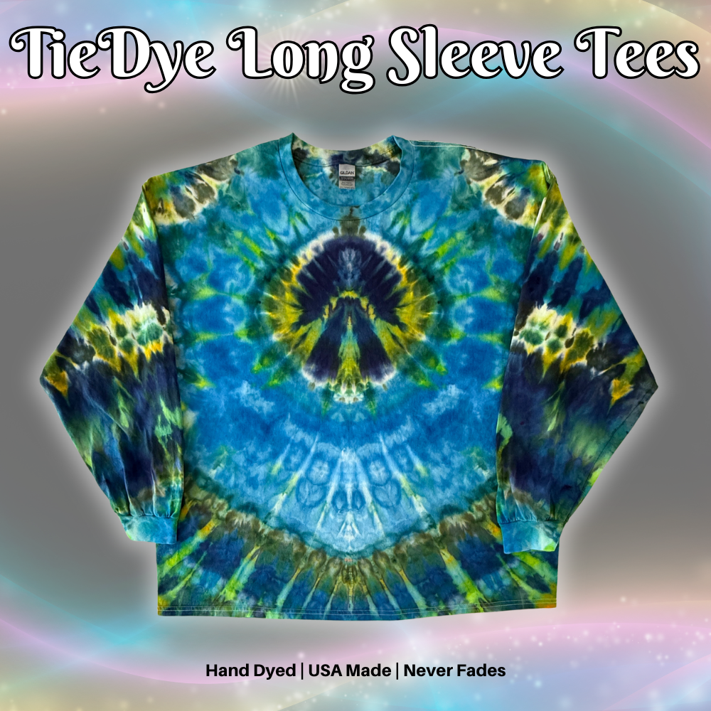 Long Sleeve Tees: Custom Order Tie-Dye