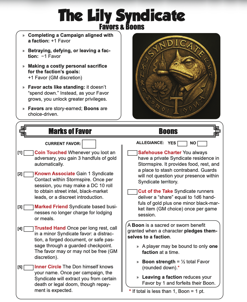 Stormspire: Shadows of Cedric – Daggerheart Codex 1 (Digital Download)