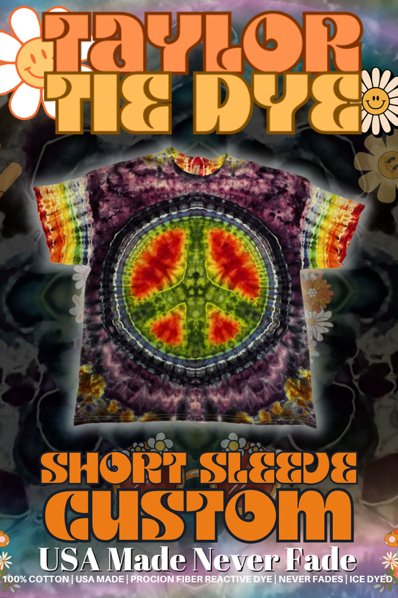 Short Sleeve Tees: Custom Order Tie-Dye